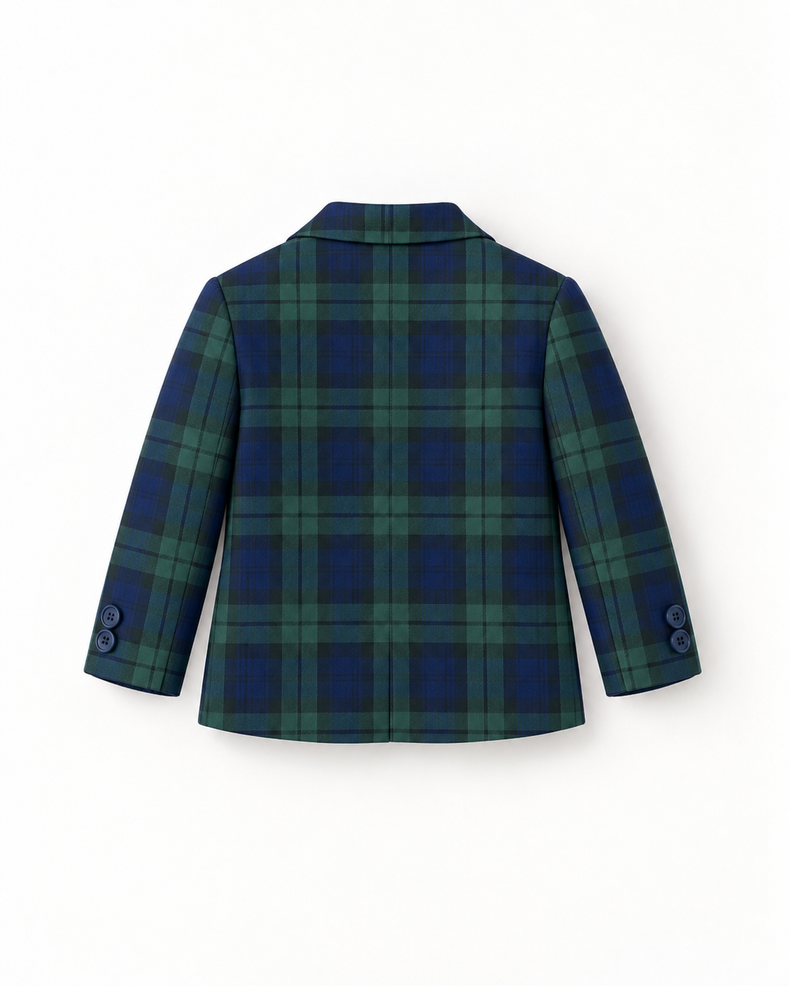 Blazer menino em tartan escocês