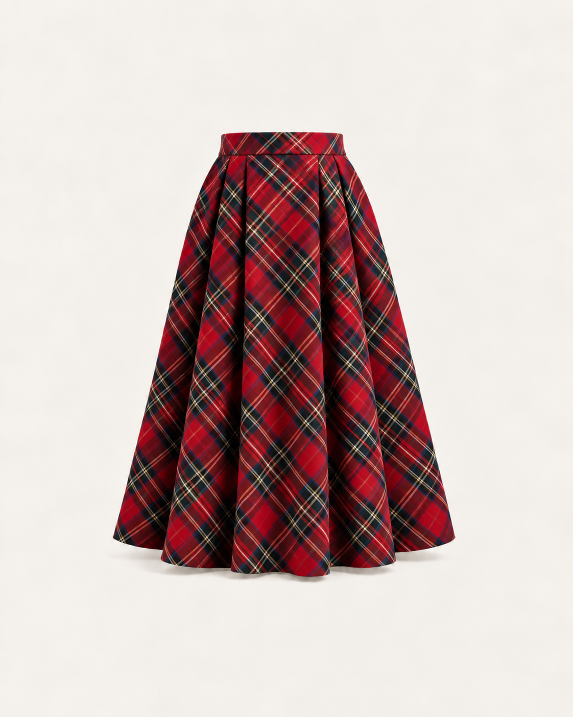 Saia Comprida Em Tartan Escocês Para Adulto