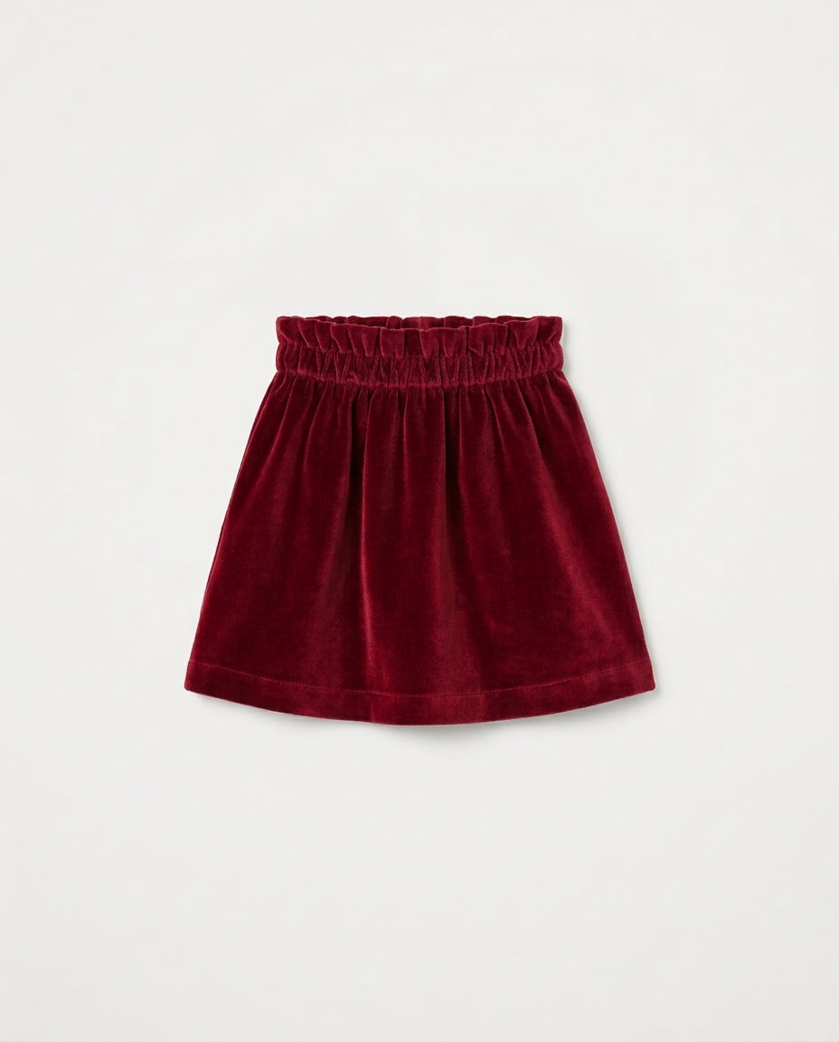 Saia De Veludo Para Combinar Com Blusas