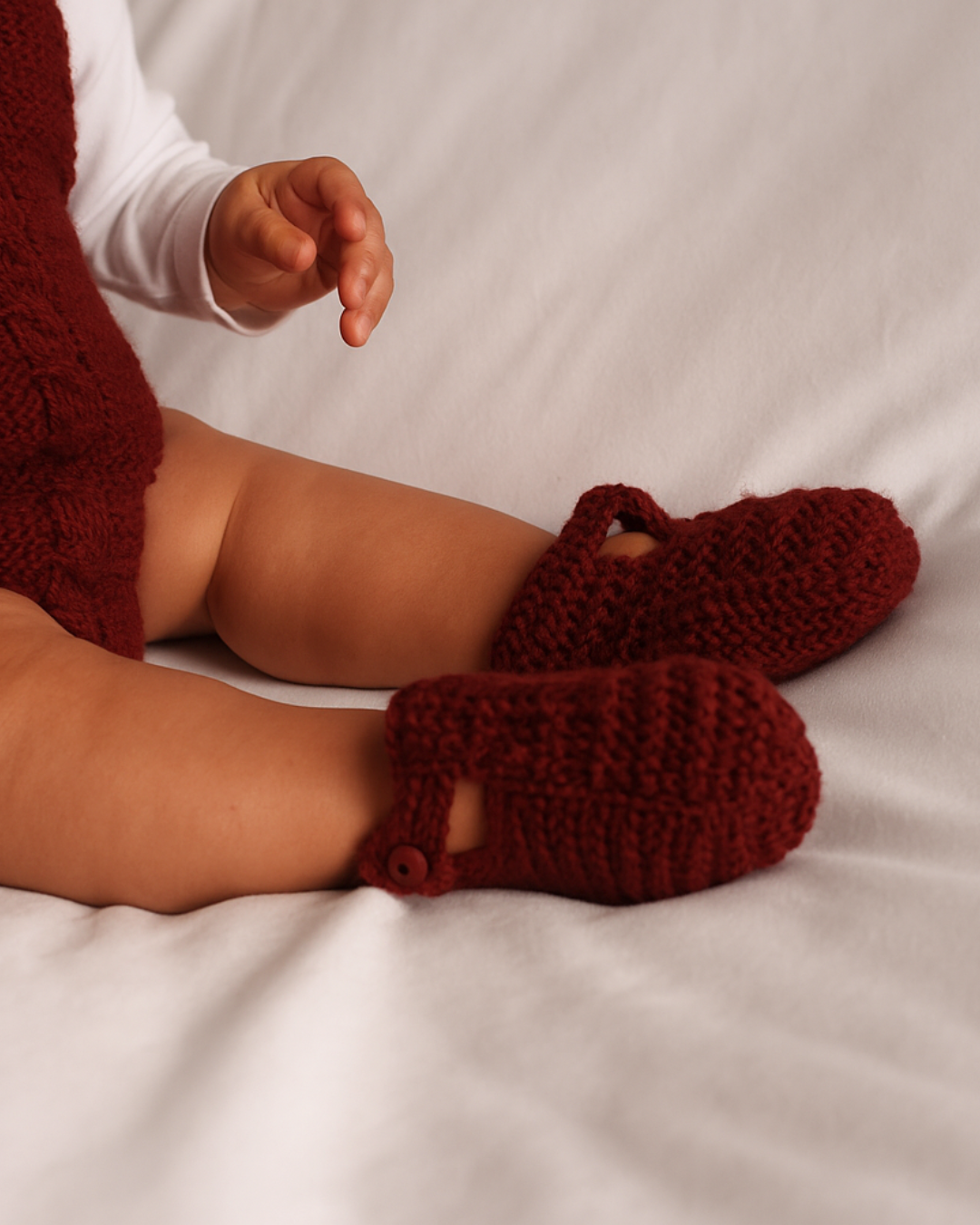 Sapatinhos em tricot