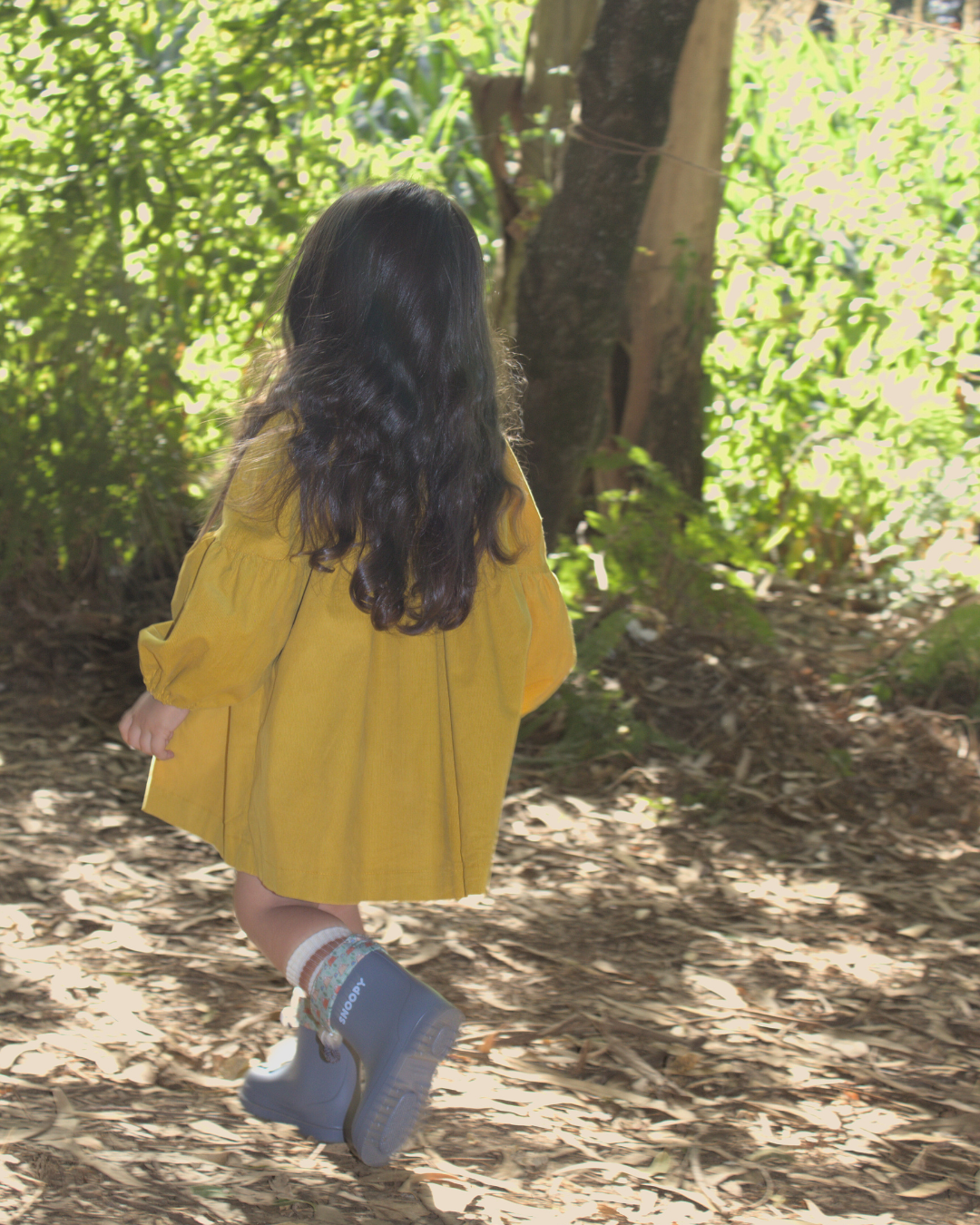 Vestido oversized em bombazine