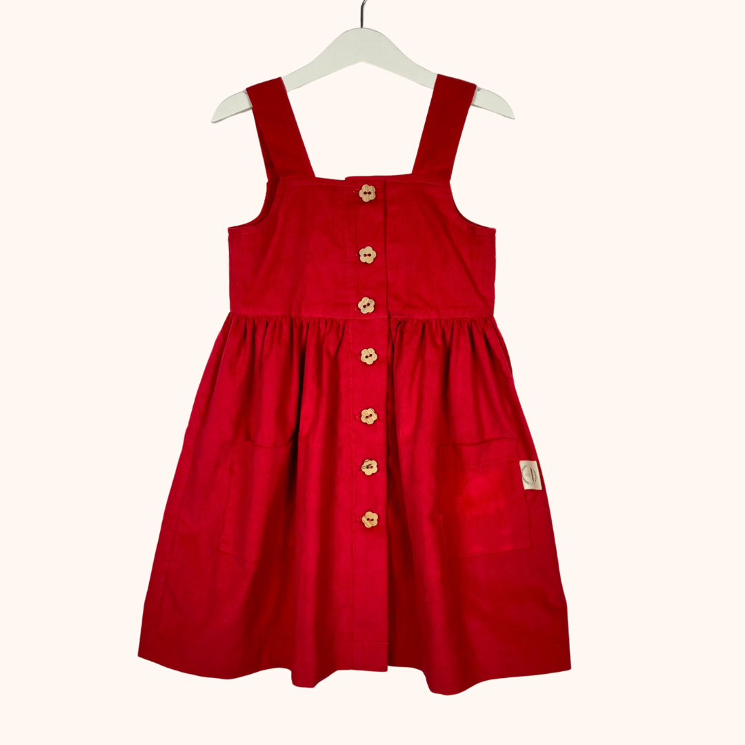 Vestido de menina em bombazine