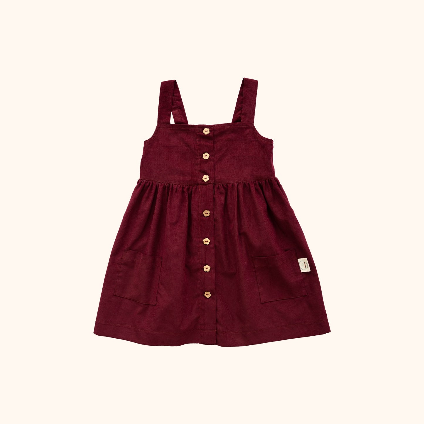 Vestido de menina em bombazine