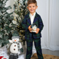 Blazer menino em tartan escocês