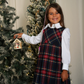 Vestido de tartan escocês sem mangas