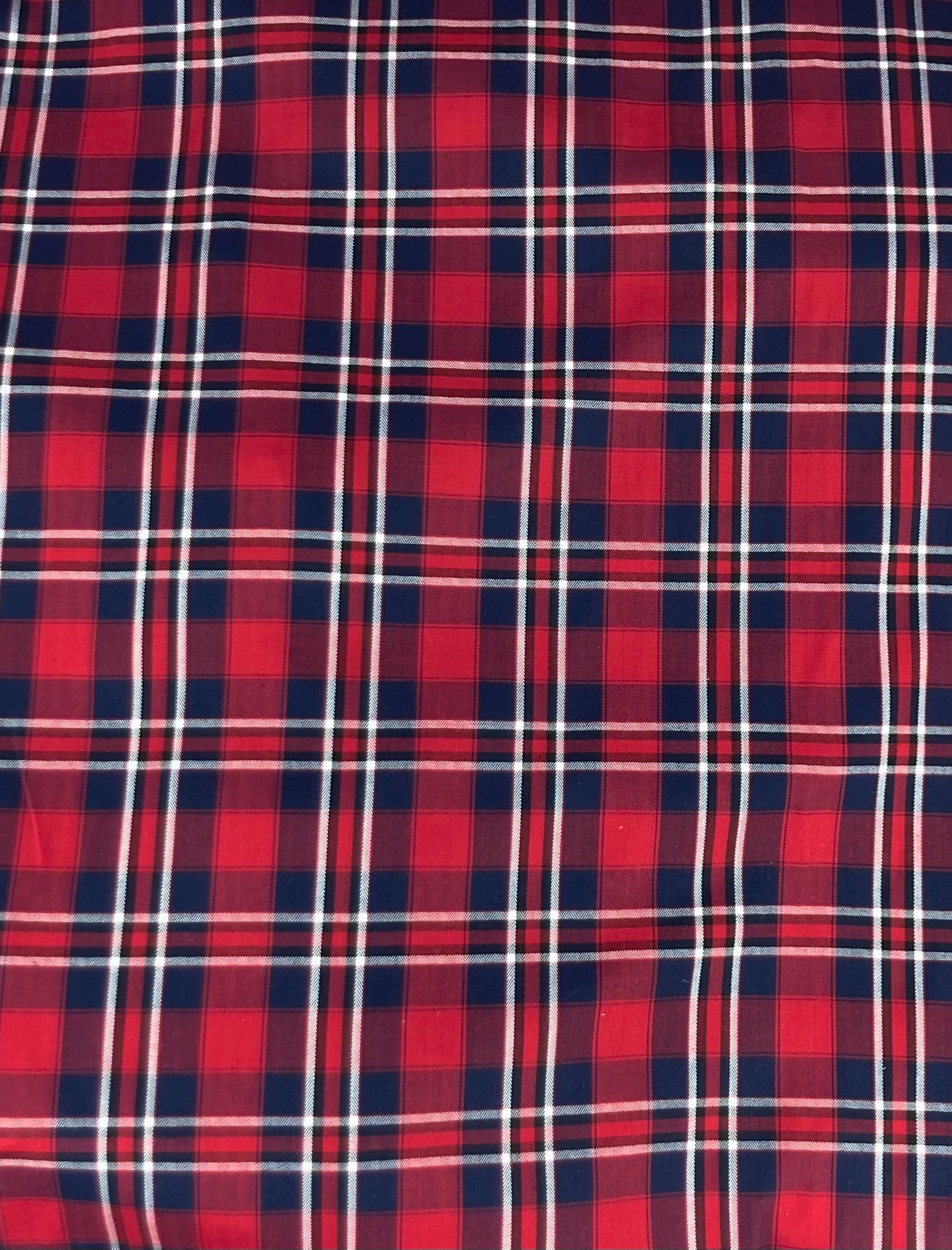 Camisa em tartan xadrez com elástico nos punhos - Passinhos de Veludo