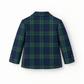 Blazer menino em tartan escocês