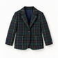 Blazer menino em tartan escocês