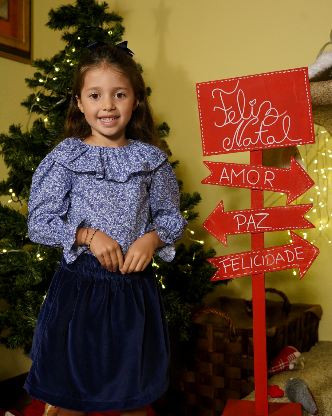 Vestido de terciopelo con cuello removible