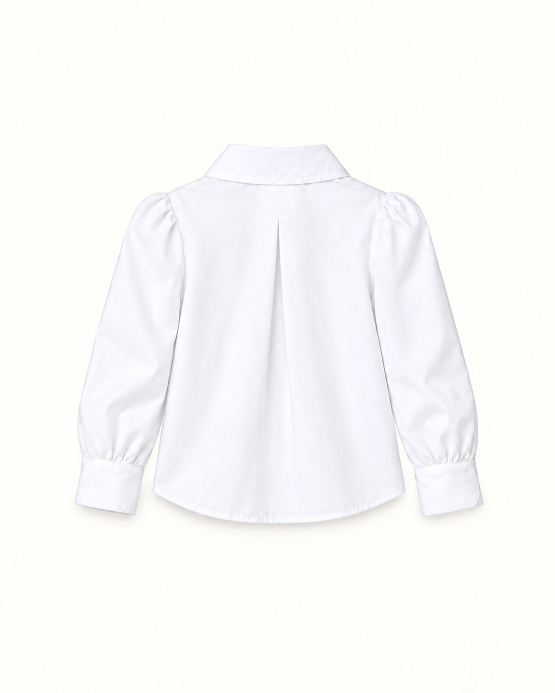 Blusa Oxford Branca Com Laço