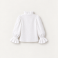 Blusa Vitoriana Em Plumeti Branco