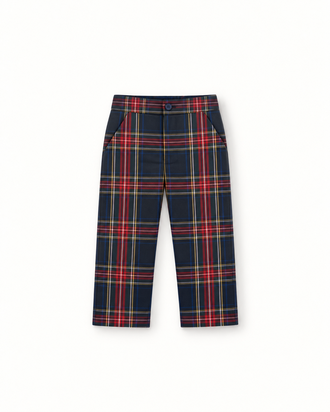 Calças De Menino Em Tartan Escocês