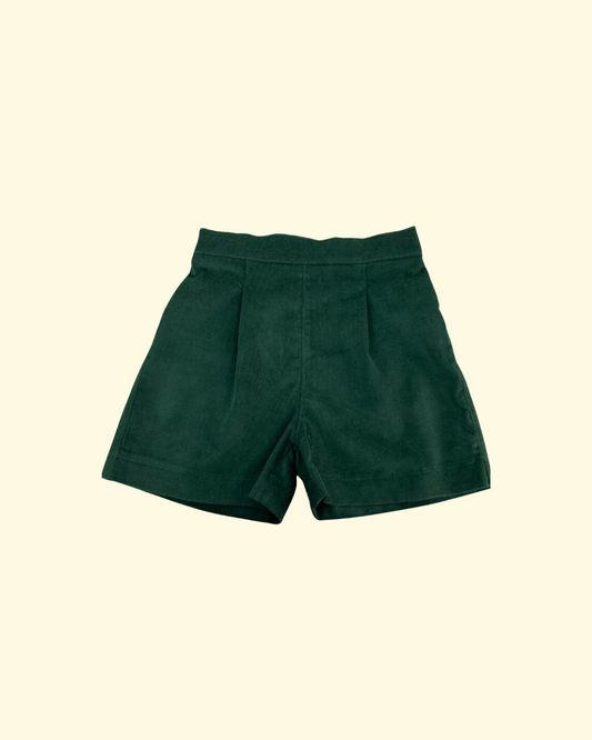 Shorts de bombazina