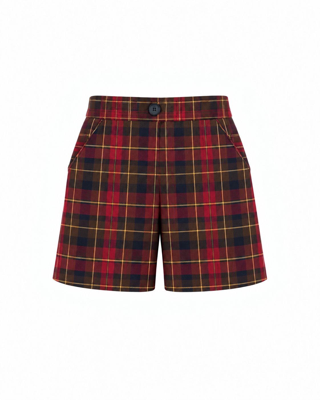 Calção Em Tartan Escocês Para Menino