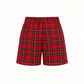 Calção Em Tartan Escocês Para Menino