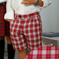 Calção em tartan