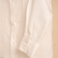 Camisa com frente e punhos trabalhados