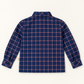 Camisa Vaiela Azul Marinho Com Riscas Brancas E Vermelhas