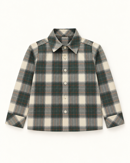 Camisa Xadrez Com Colarinho