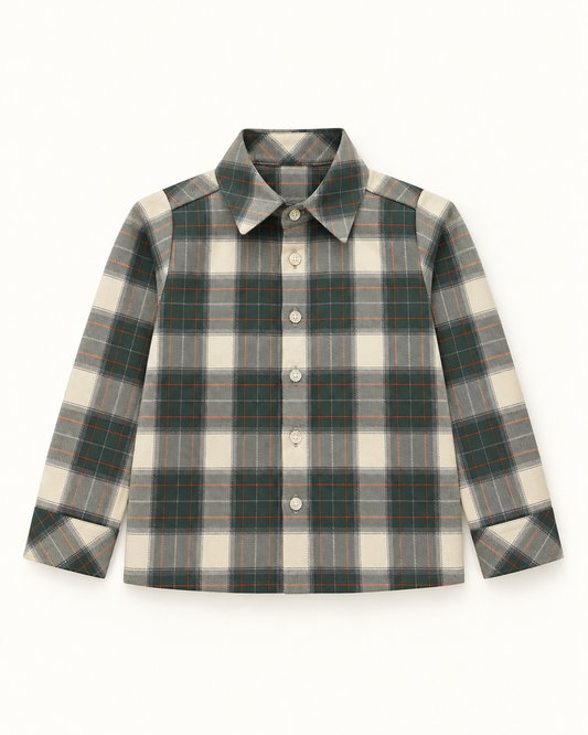 Camisa Xadrez Com Colarinho