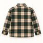 Camisa Xadrez Verde Natal E Bege Com Colarinho