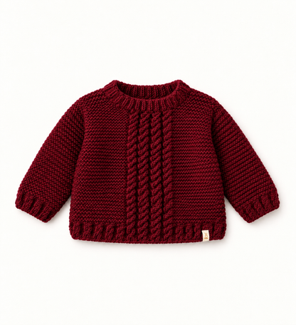 Camisola Em Crochet Para Bebés Até 36 Meses
