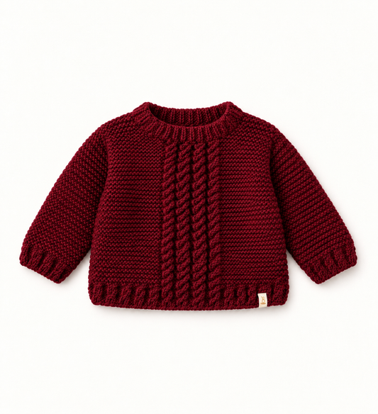 Camisola Em Crochet Para Bebés Até 36 Meses