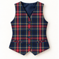Colete Unissexo Em Tartan Escocês