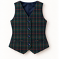 Colete Unissexo Em Tartan Escocês