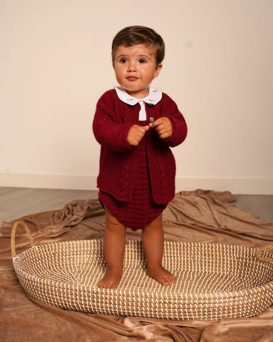 Casaco em tricot