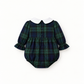 Fofo de Tartan Escocês Com Gola Branca