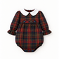 Fofo de Tartan Escocês Com Gola Branca