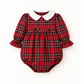 Fofo de Tartan Escocês Com Gola Branca