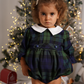 Fofo de Tartan Escocês Com Gola Branca
