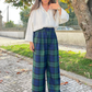 Pantalonas Em Tartan Escocês Para Adulto