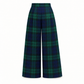 Calças Pantalonas Em Tartan Escocês Para Menina