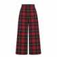 Calças Pantalonas Em Tartan Escocês Para Menina