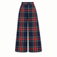 Calças Pantalonas Em Tartan Escocês Para Menina