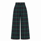 Calças Pantalonas Em Tartan Escocês Para Menina