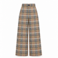 Calças Pantalonas Em Tartan Escocês Para Menina