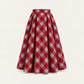 Saia Comprida Em Tartan Escocês Para Adulto