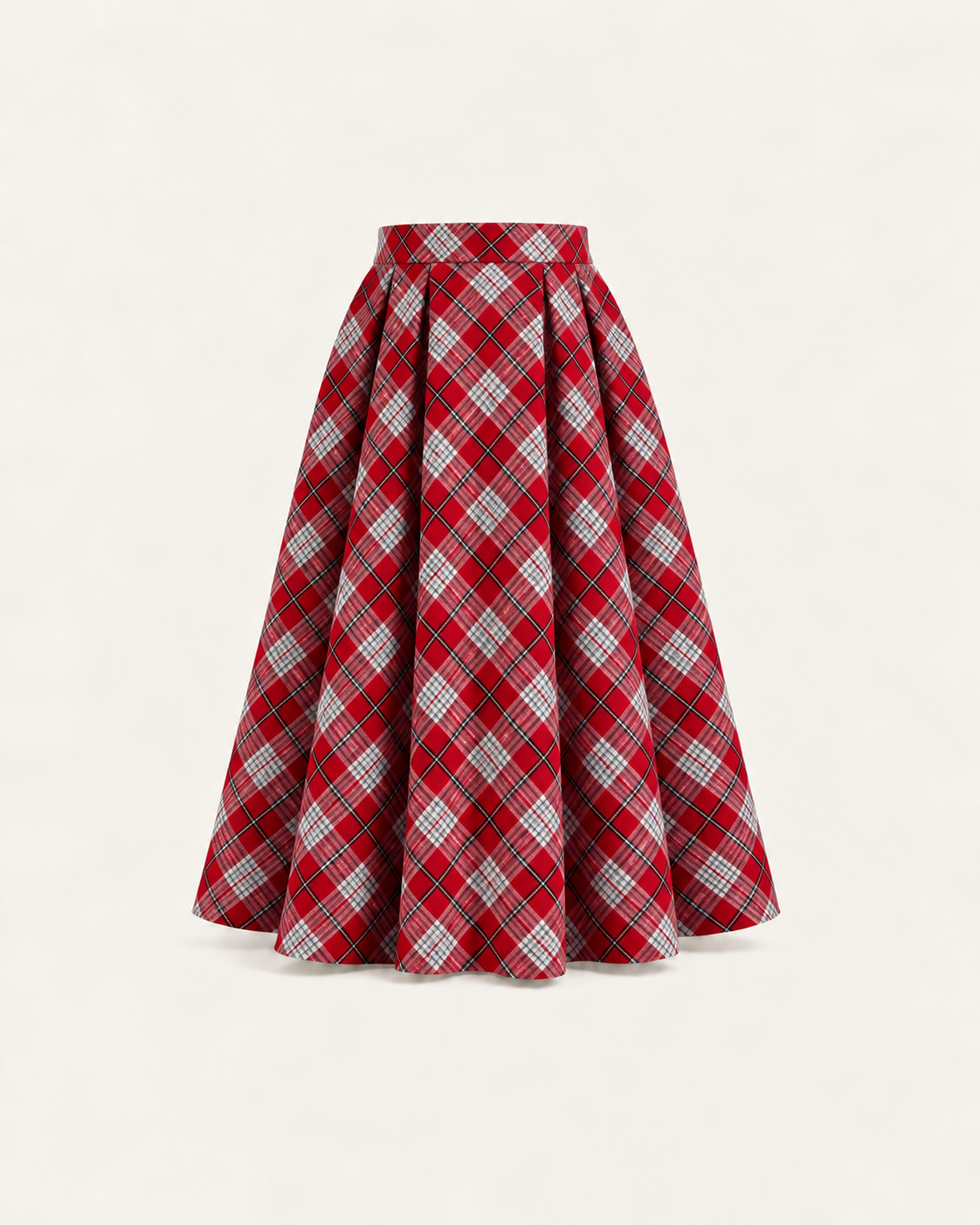 Saia Comprida Em Tartan Escocês Para Adulto
