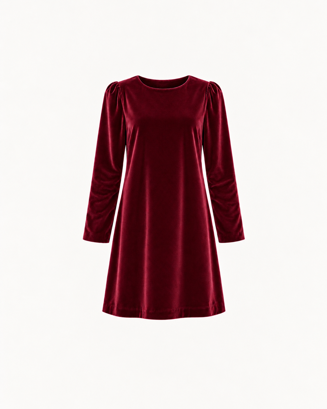 Vestido De Veludo Para Adulto Com Manga Comprida