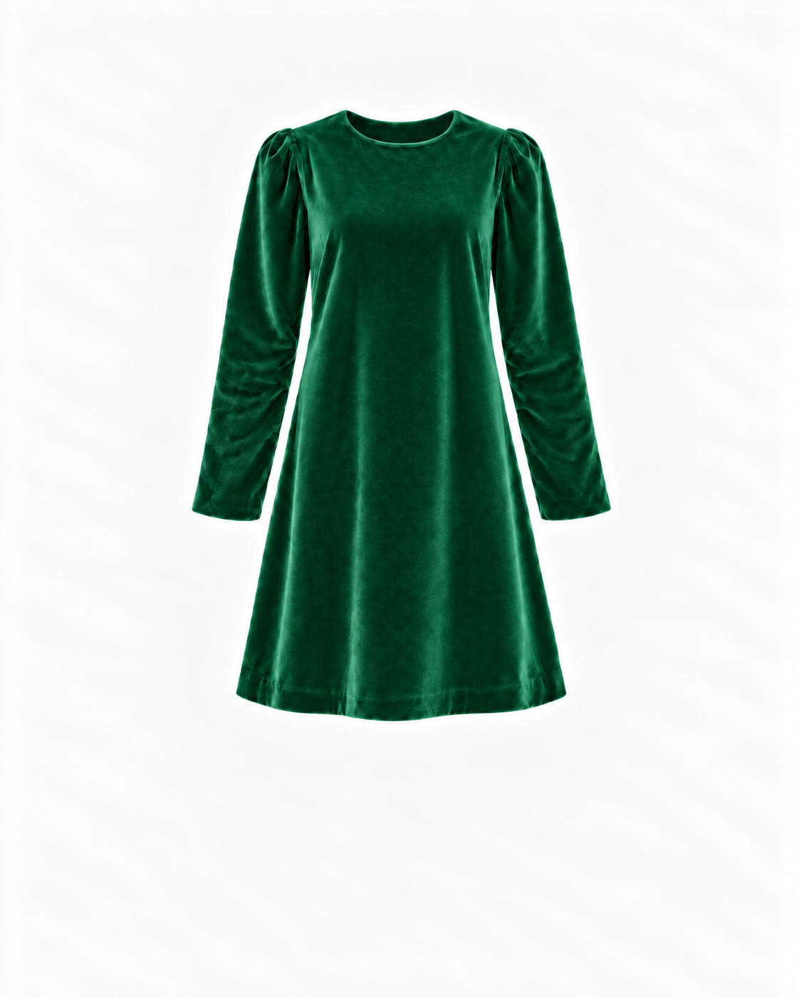 Vestido De Veludo Para Adulto Com Manga Comprida