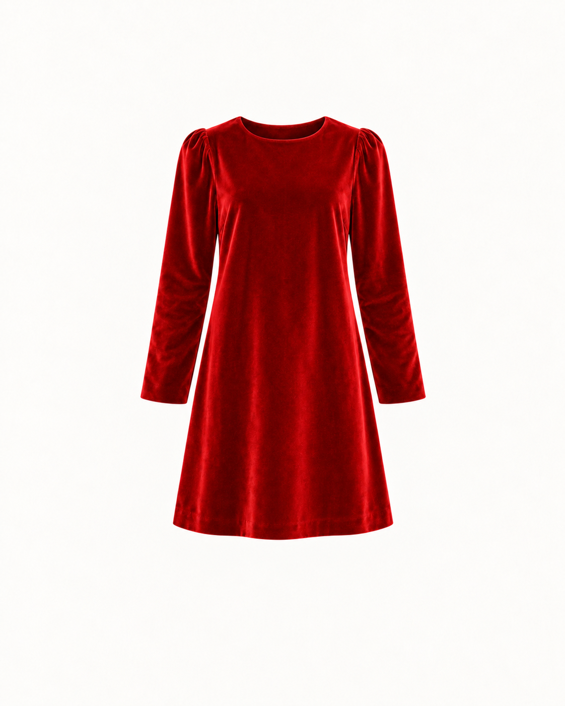 Vestido De Veludo Para Adulto Com Manga Comprida