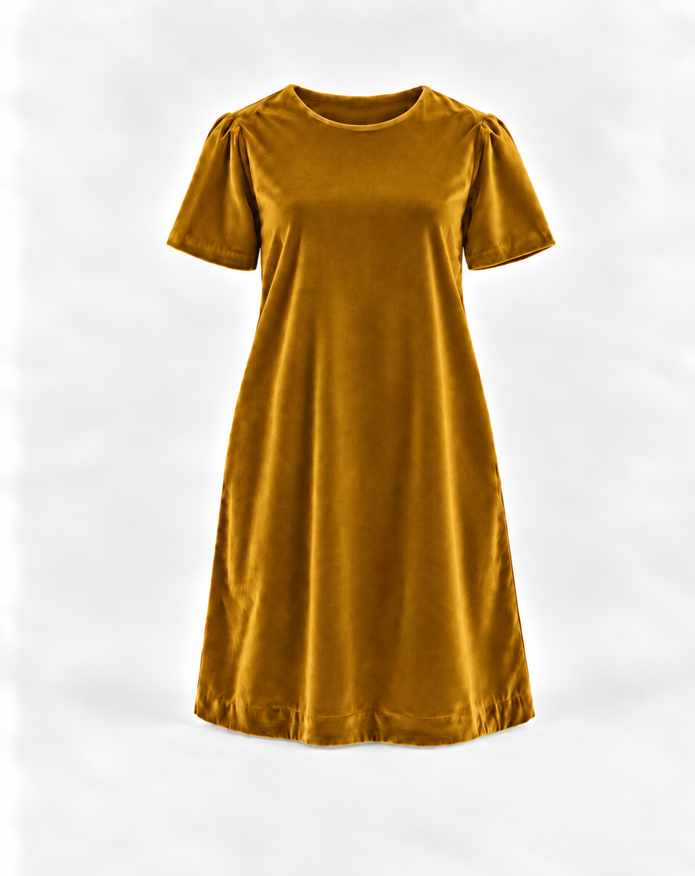 Vestido sencillo de terciopelo para adulto
