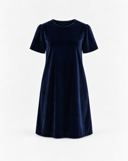 Vestido sencillo de terciopelo para adulto