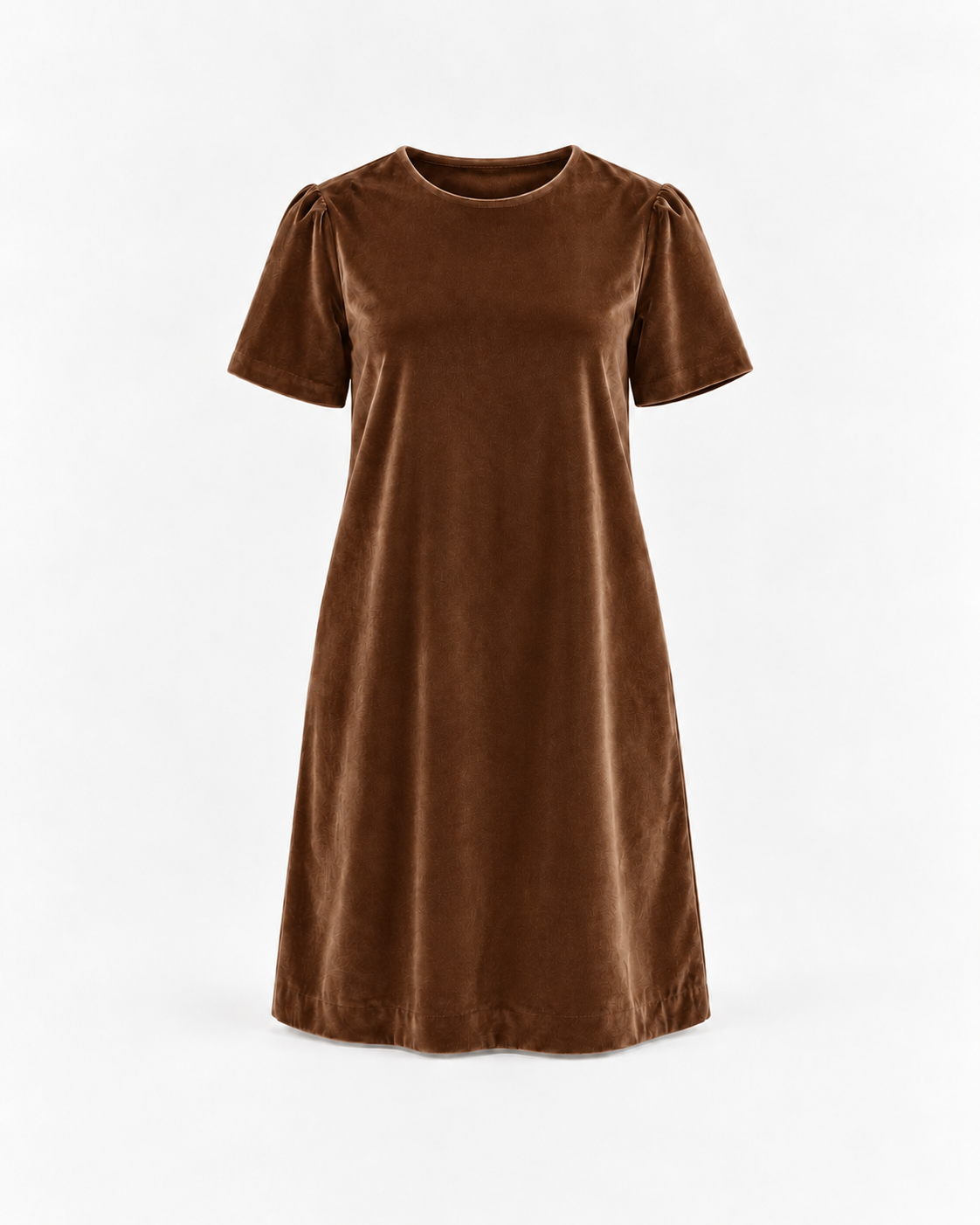 Vestido sencillo de terciopelo para adulto