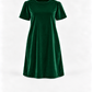Vestido sencillo de terciopelo para adulto