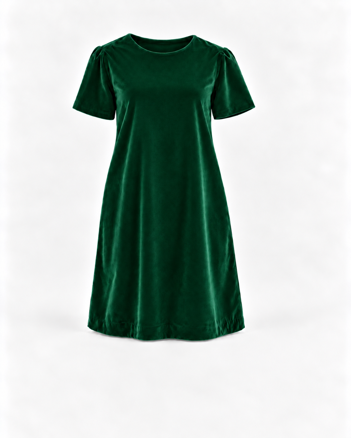 Vestido sencillo de terciopelo para adulto